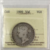 1899 Canada 50-cents ICCS Certified VG8