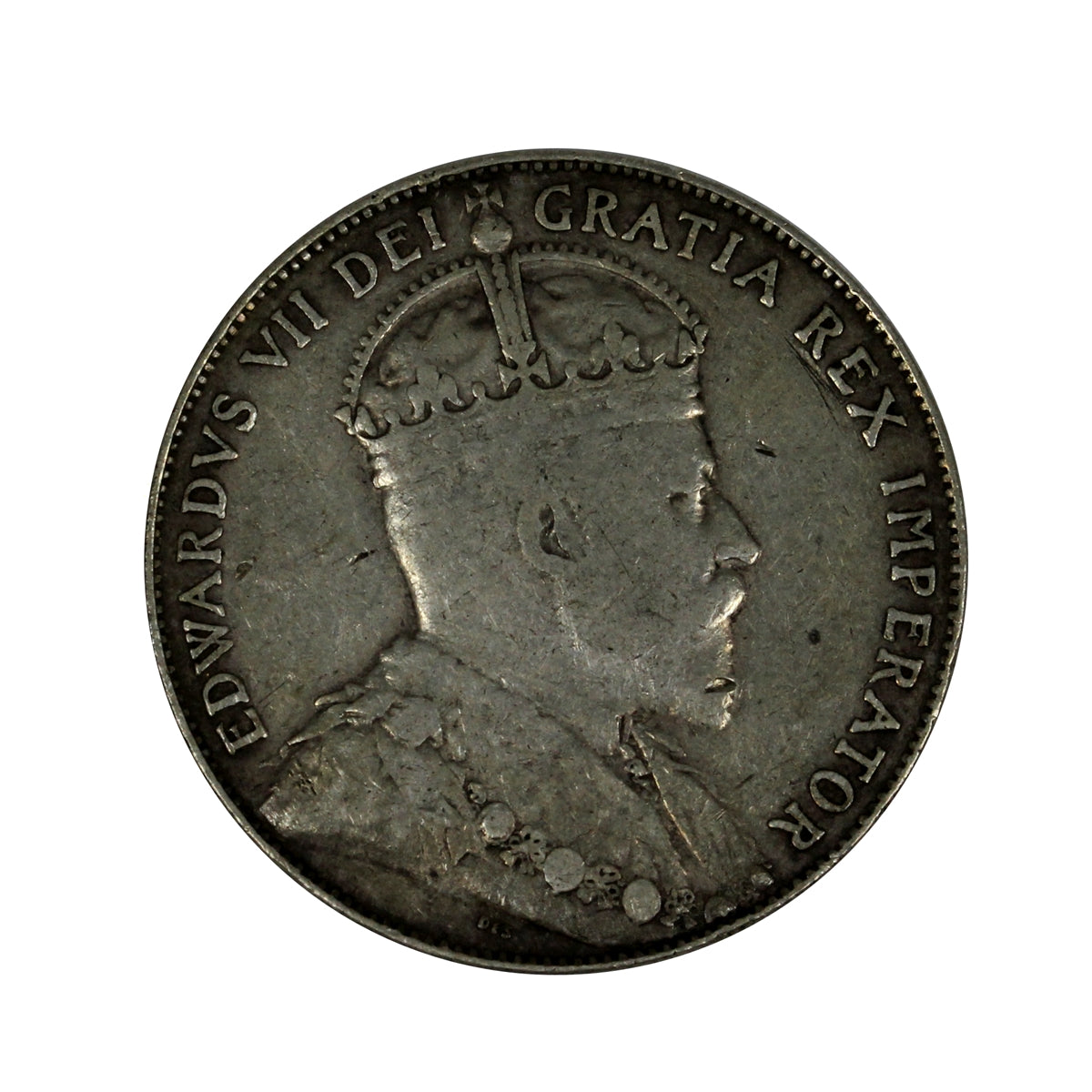 1910 Victorian Leaves Canada 50-cents F-VF (F15) $