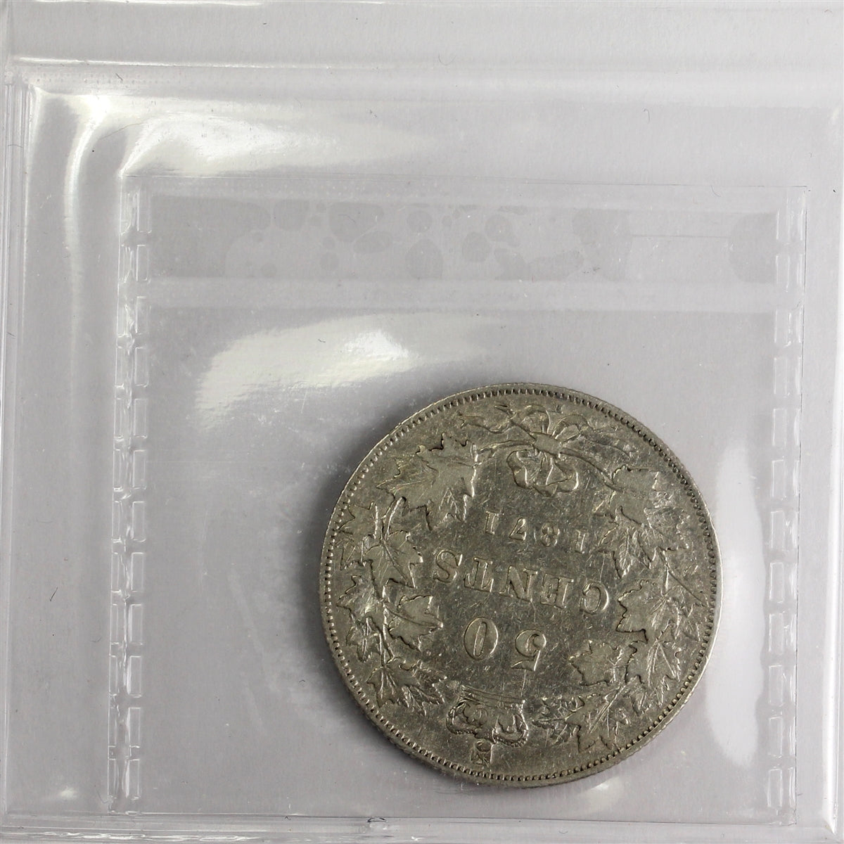 1871H Canada 50-cents ICCS Certified F12