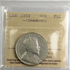 1904 Canada 50-cents ICCS Certified F12