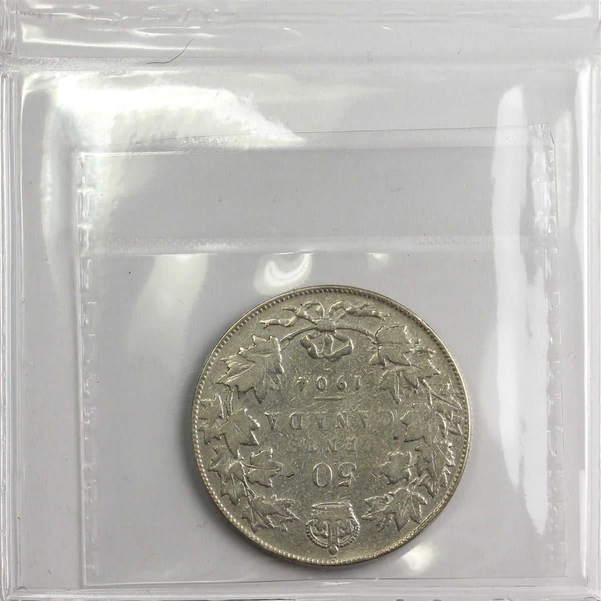 1904 Canada 50-cents ICCS Certified F12