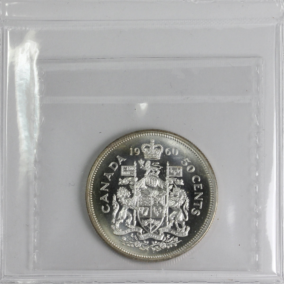 1960 Canada 50-cents ICCS Certified PL65