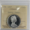 1967 Canada 50-cents ICCS Certified PL65 Heavy Cameo
