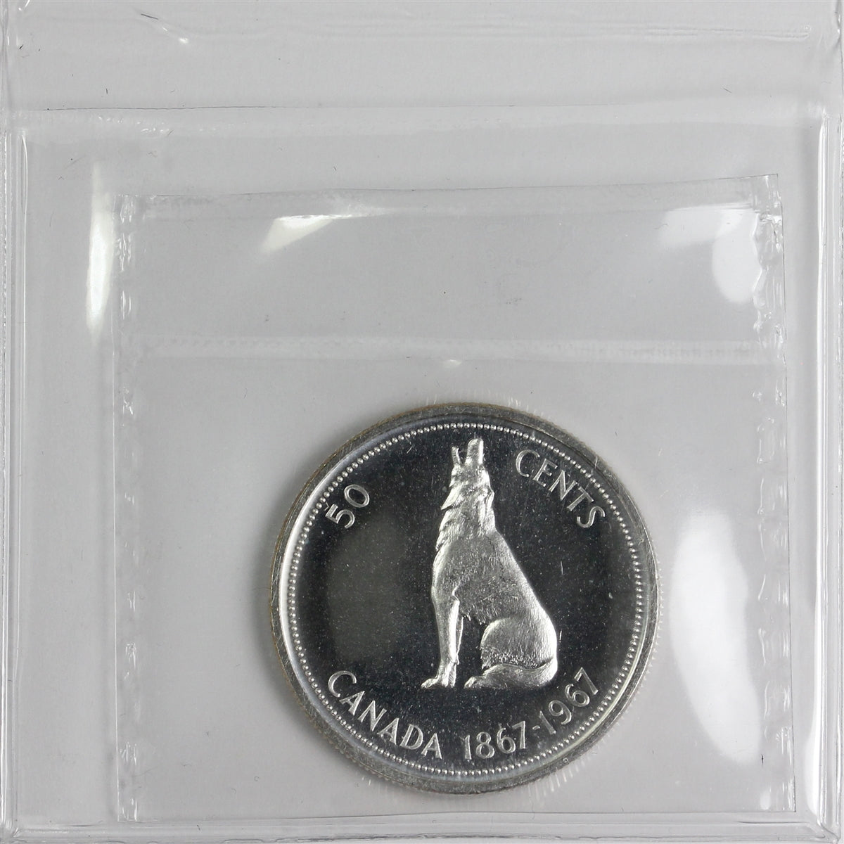 1967 Canada 50-cents ICCS Certified PL65 Heavy Cameo