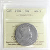1904 Canada 50-cents ICCS Certified AG3