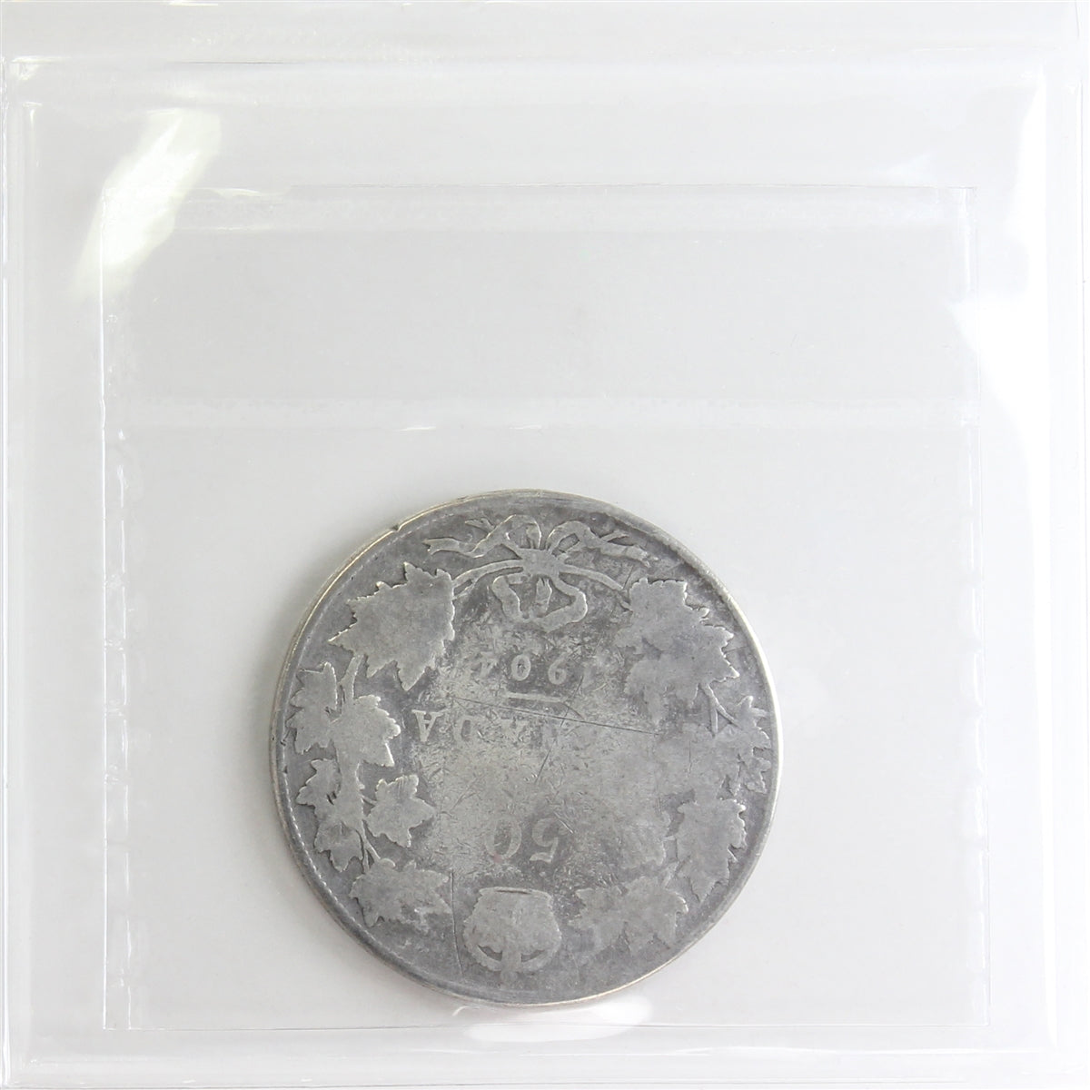 1904 Canada 50-cents ICCS Certified AG3