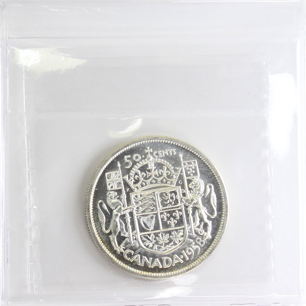 1958 Canada 50-cents ICCS Certified MS63