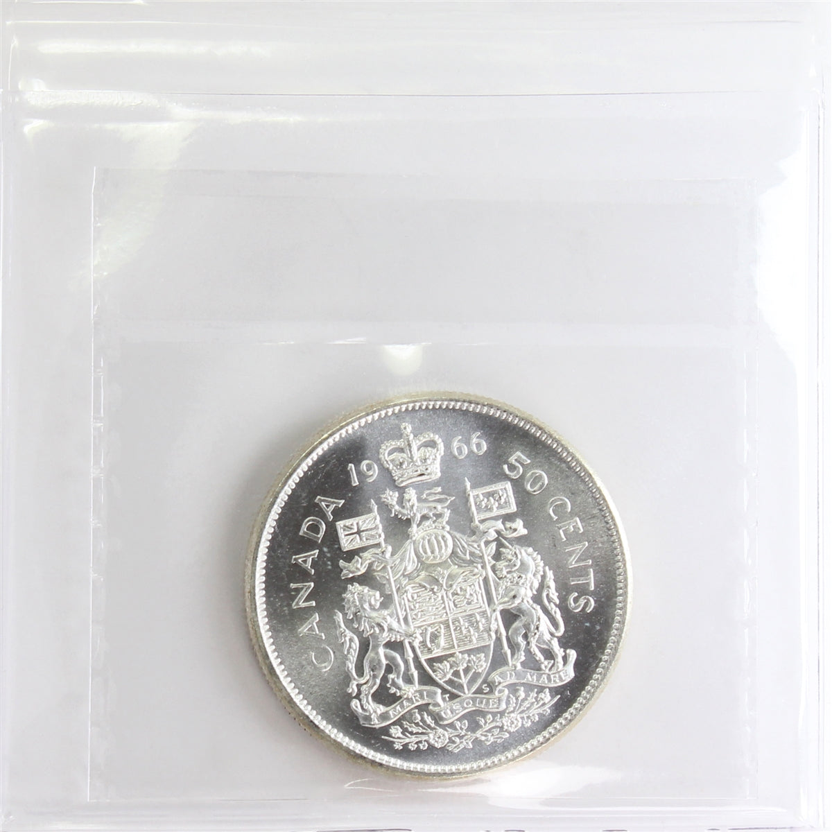 1966 Canada 50-cents ICCS Certified MS65 Cameo