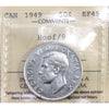 1949 Hoof Over 9 Canada 50-cents ICCS Certified EF45
