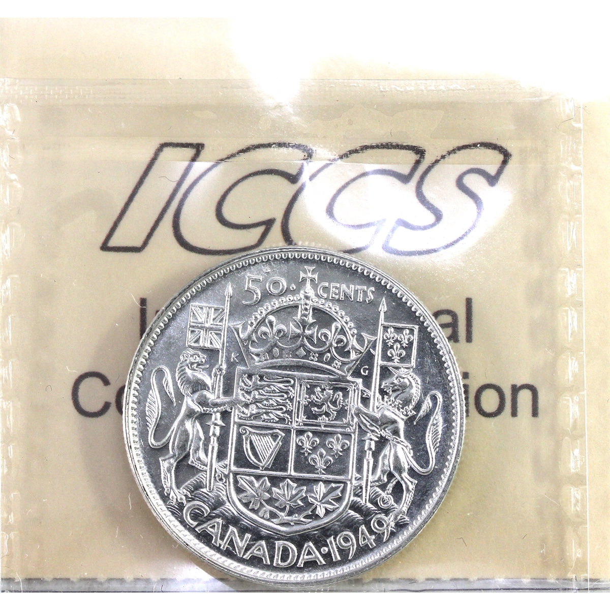 1949 Hoof Over 9 Canada 50-cents ICCS Certified EF45