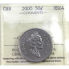 2000 Canada 50-cents ICCS Certified MS64