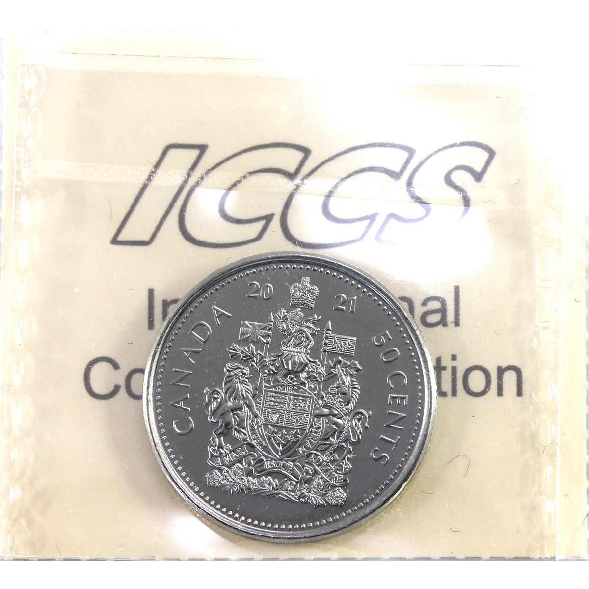 2021 Canada 50-cents ICCS Certified MS67