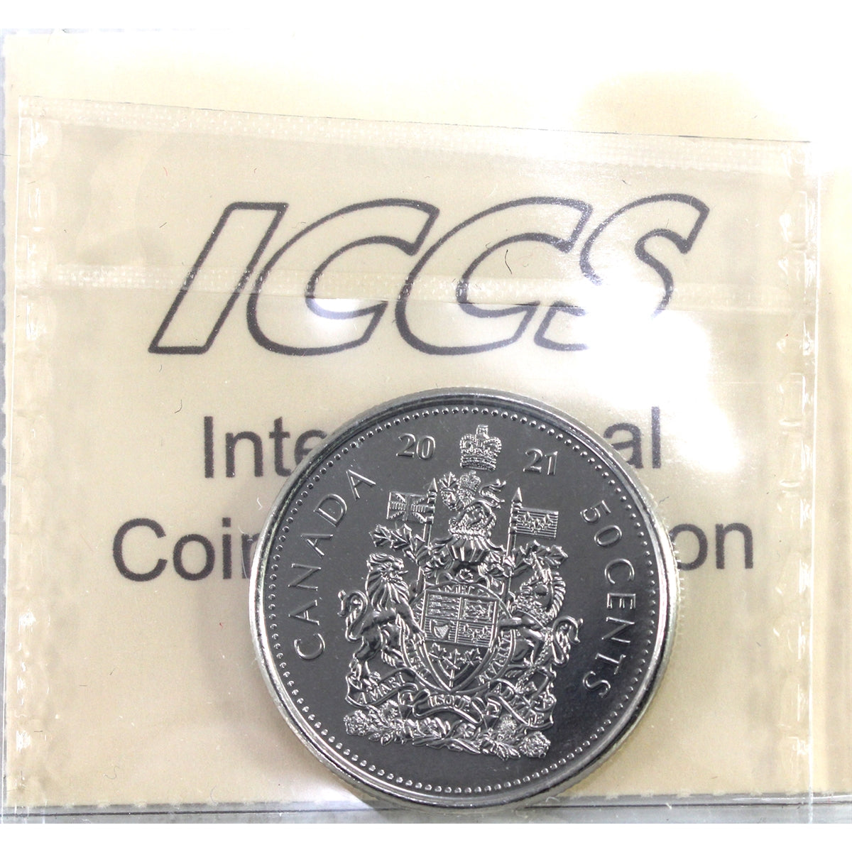 2021 Canada 50-cents ICCS Certified MS65