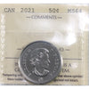 2021 Canada 50-cents ICCS Certified MS64