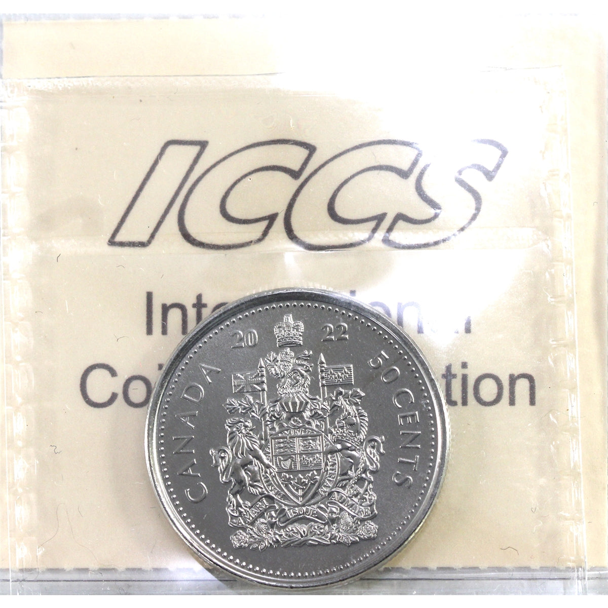 2021 Coat of Arms 100 Years ICCS Certified MS-66