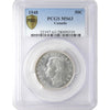 1948 Canada 50-cents PCGS Certified MS63