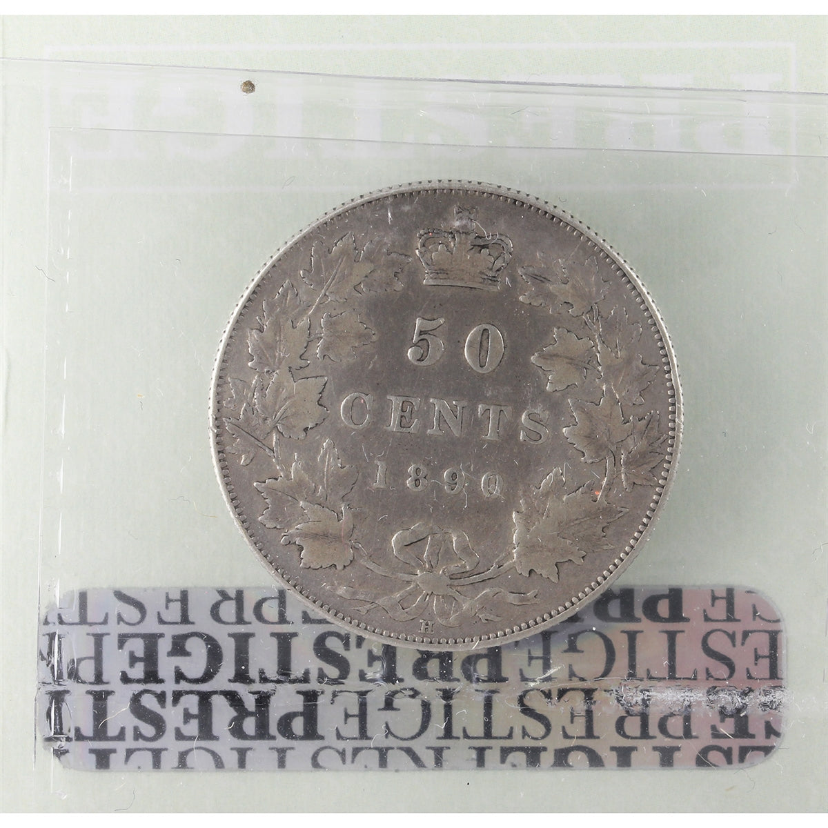 1890H Canada 50-cents Prestige Certified F15