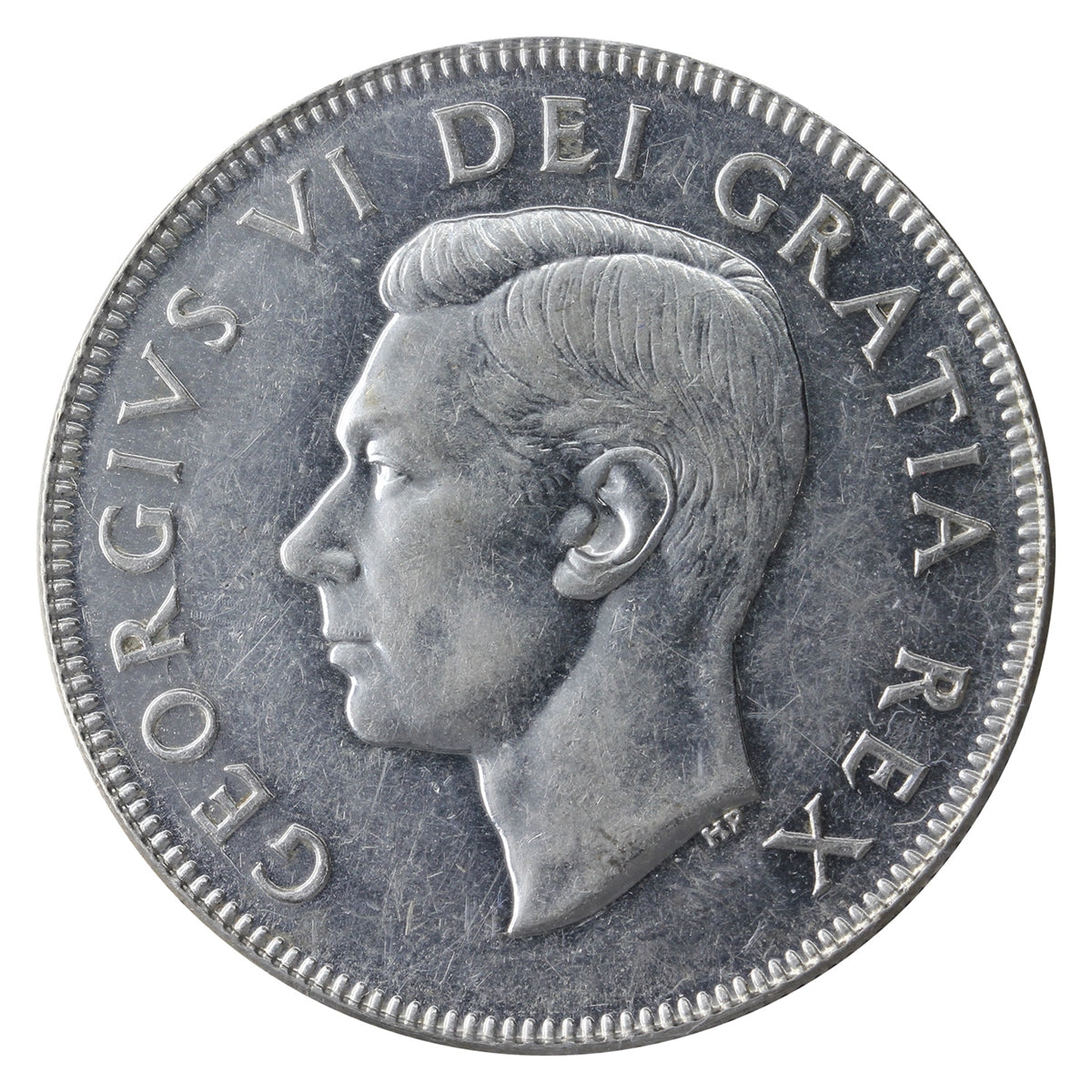 1949 Hoof Over 9 Canada 50-cents ICCS Certified AU50