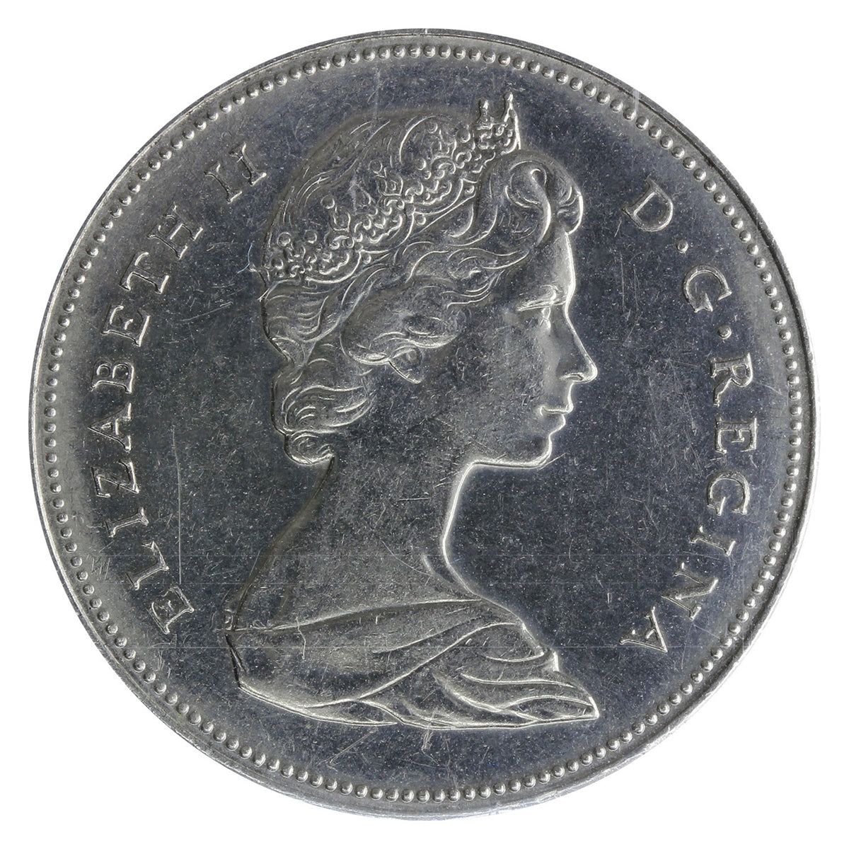 1972 Missing A Canada 50-cents ICCS Certified MS63