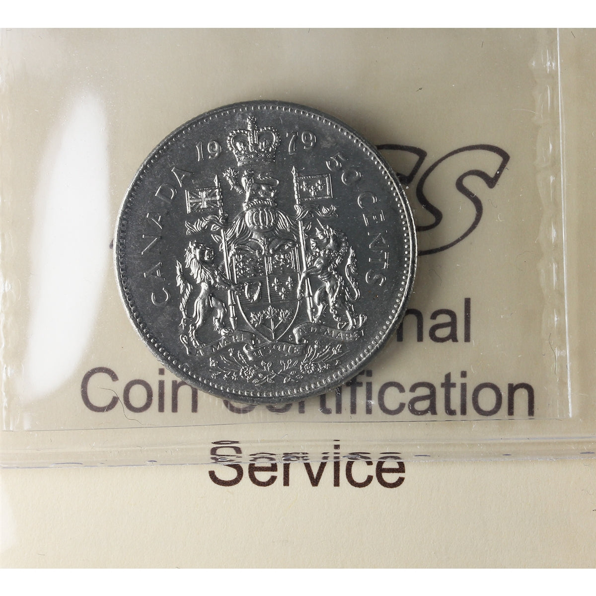 1979 Round Bust Canada 50-cents ICCS Certified MS64