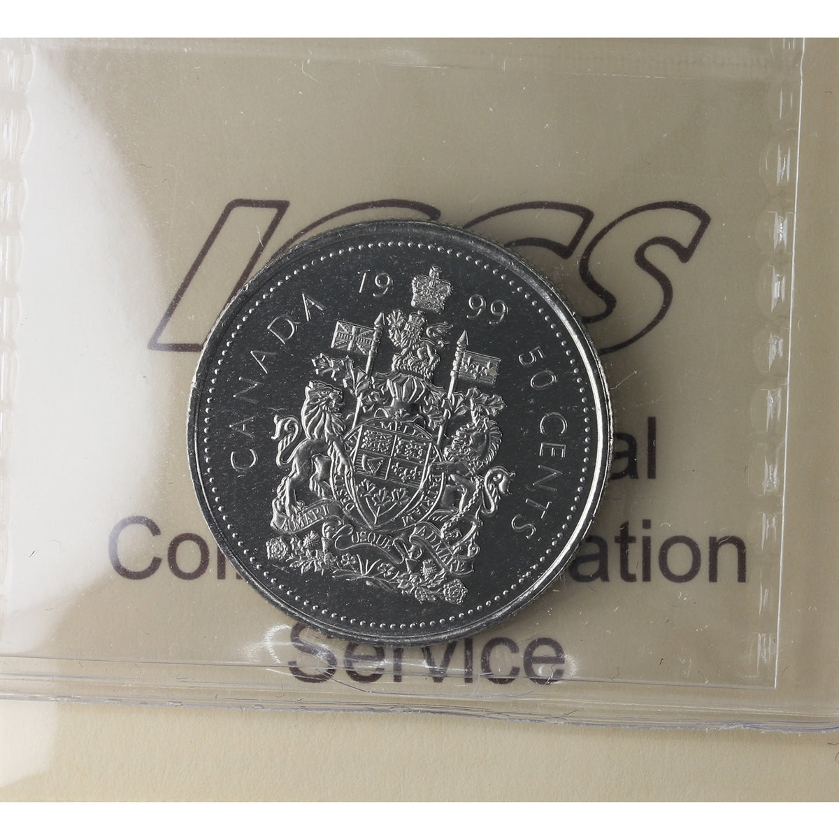 1999 Canada 50-cents ICCS Certified MS64