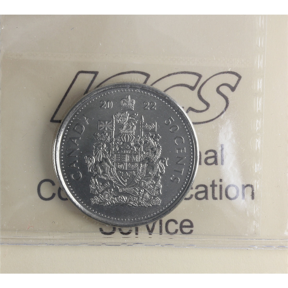 2022 Canada 50-cents ICCS Certified MS-66