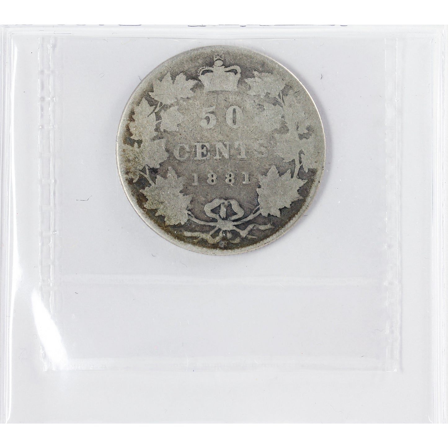 1881H Canada 50-cents ICCS Certified G4