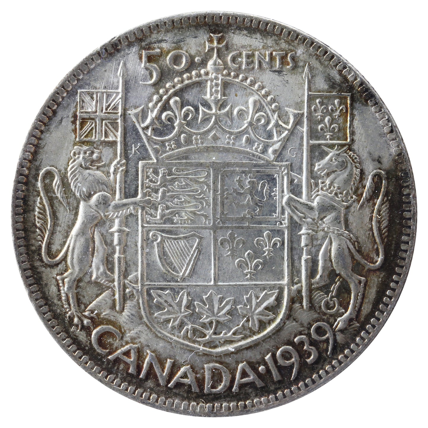 1939 Canada 50-cents ICCS Certified MS64 (XSI 956)