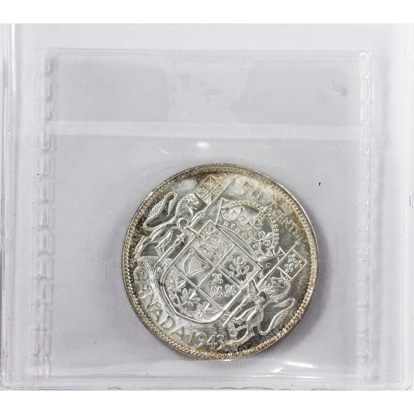 1943 Canada 50-cents ICCS Certified MS-65 (KM 822)