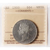 1900 Canada 50-cents ICCS Certified VF-20