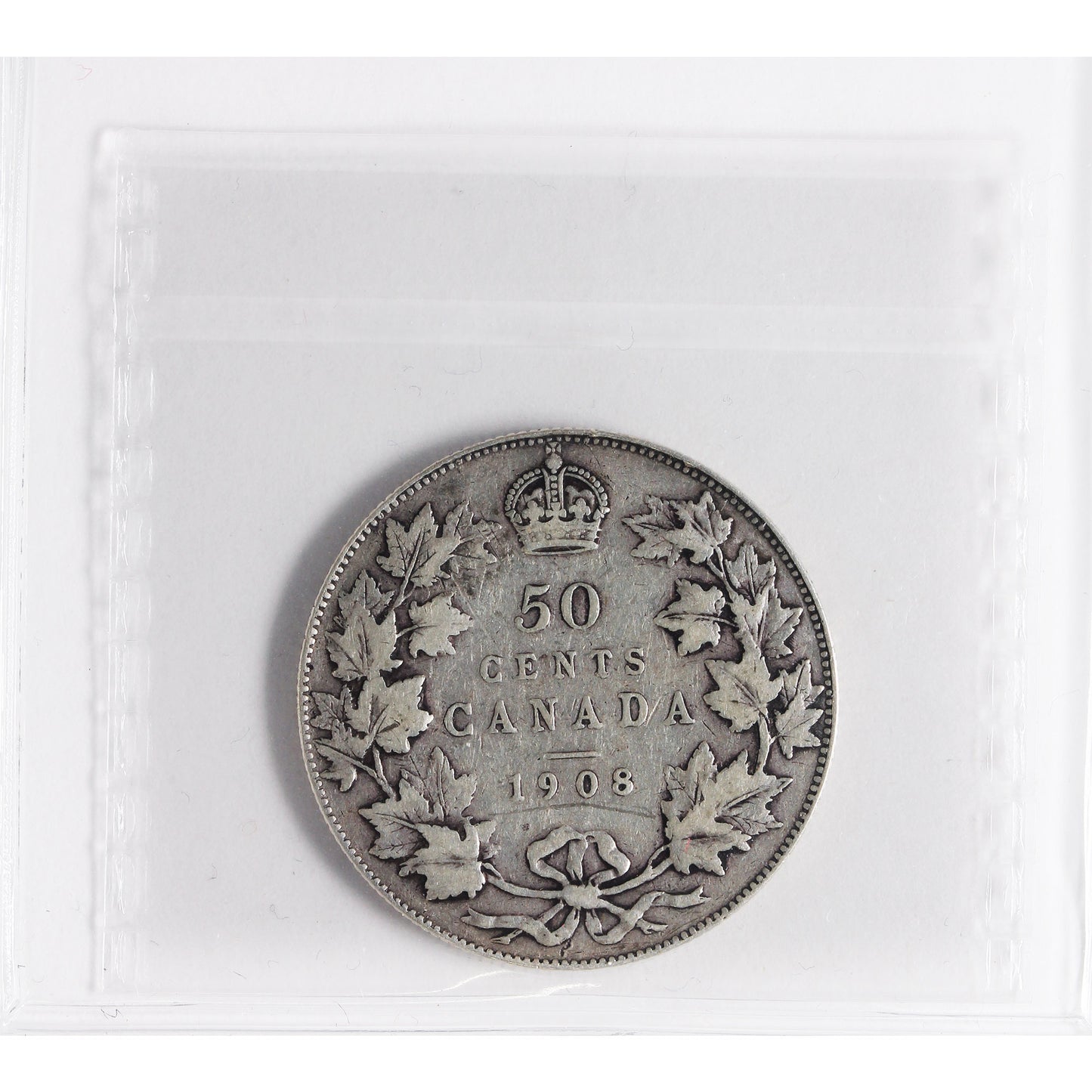 1908 Canada 50-cents ICCS Certified VF20