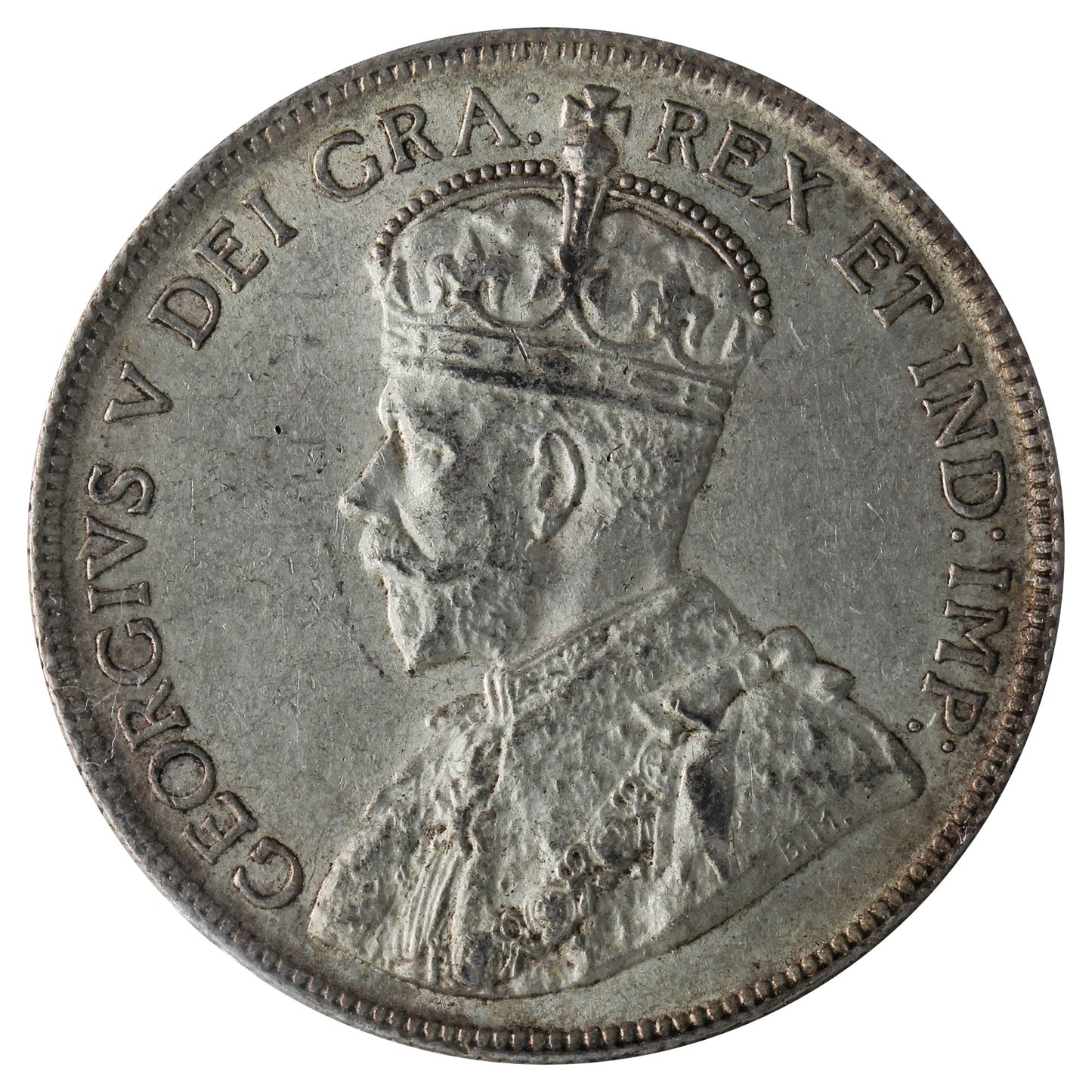 1917 Canada 50-cents ICCS Certified AU50