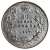 1917 Canada 50-cents ICCS Certified AU50