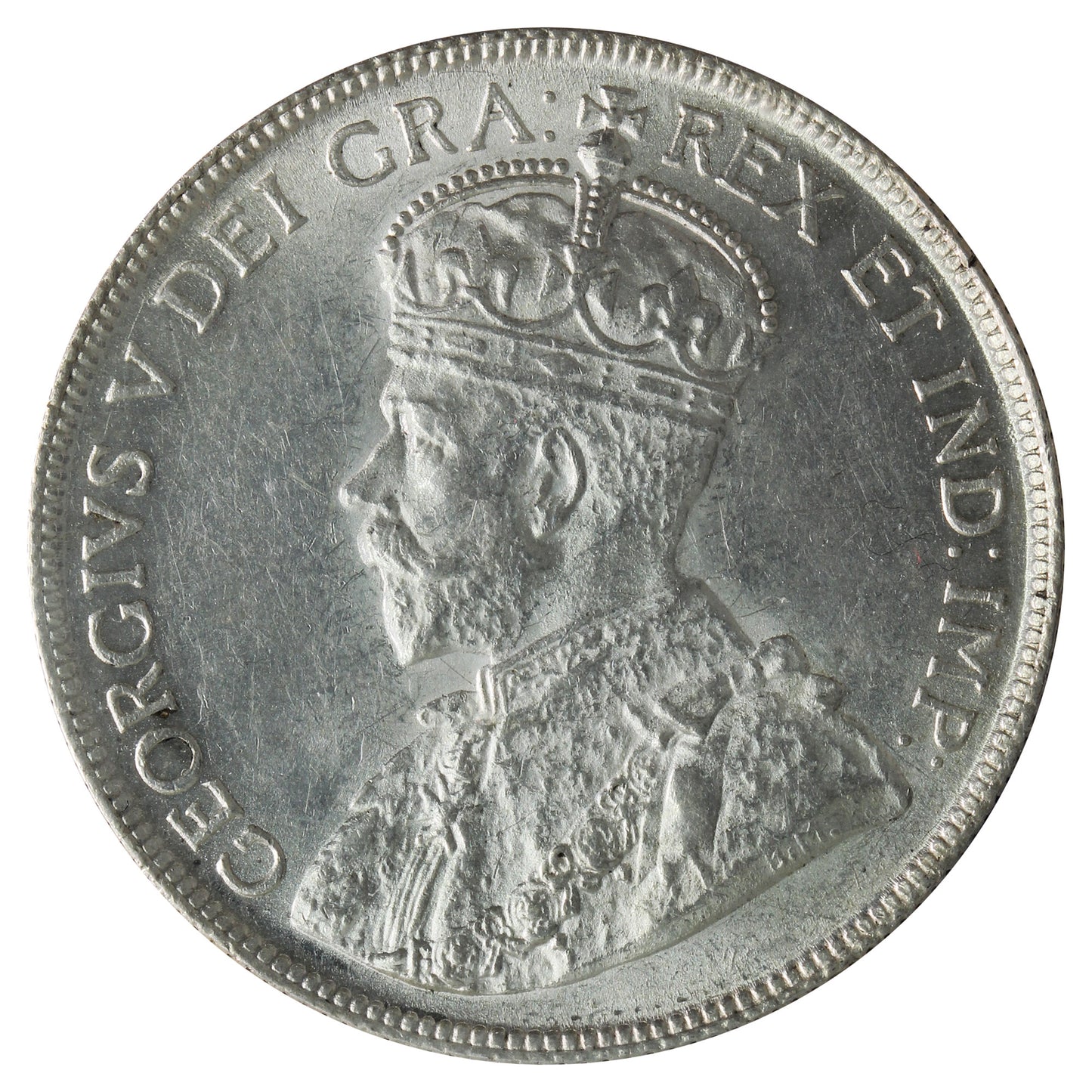 1918 Canada 50-cents ICCS Certified AU58