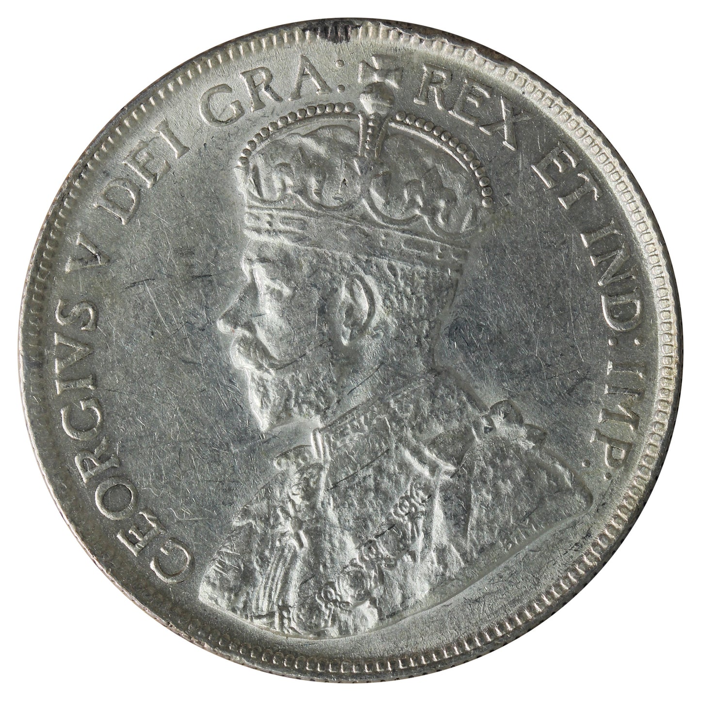 1918 Canada 50-cents ICCS Certified EF40