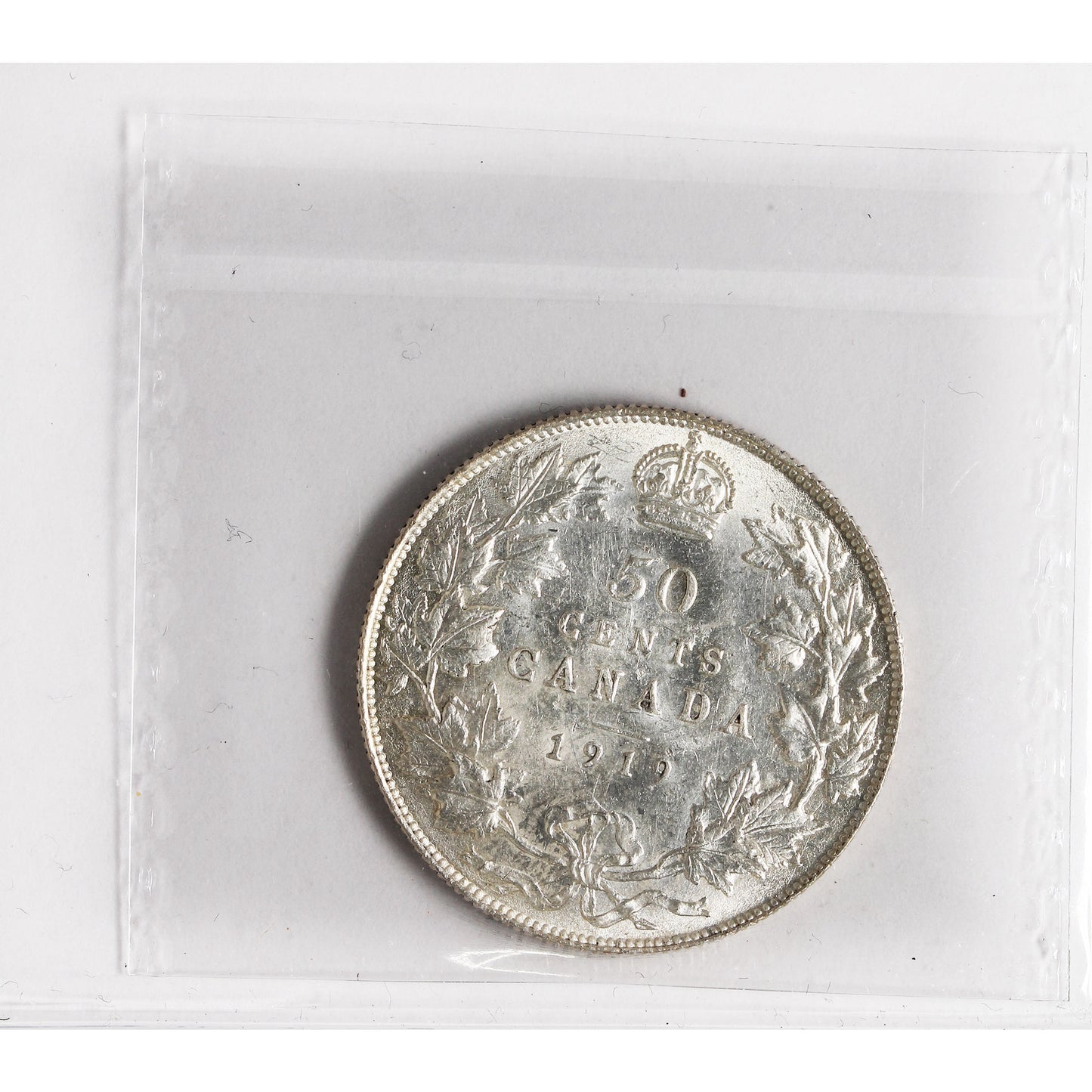 1919 Canada 50-cents ICCS Certified MS60 (XVR 106)