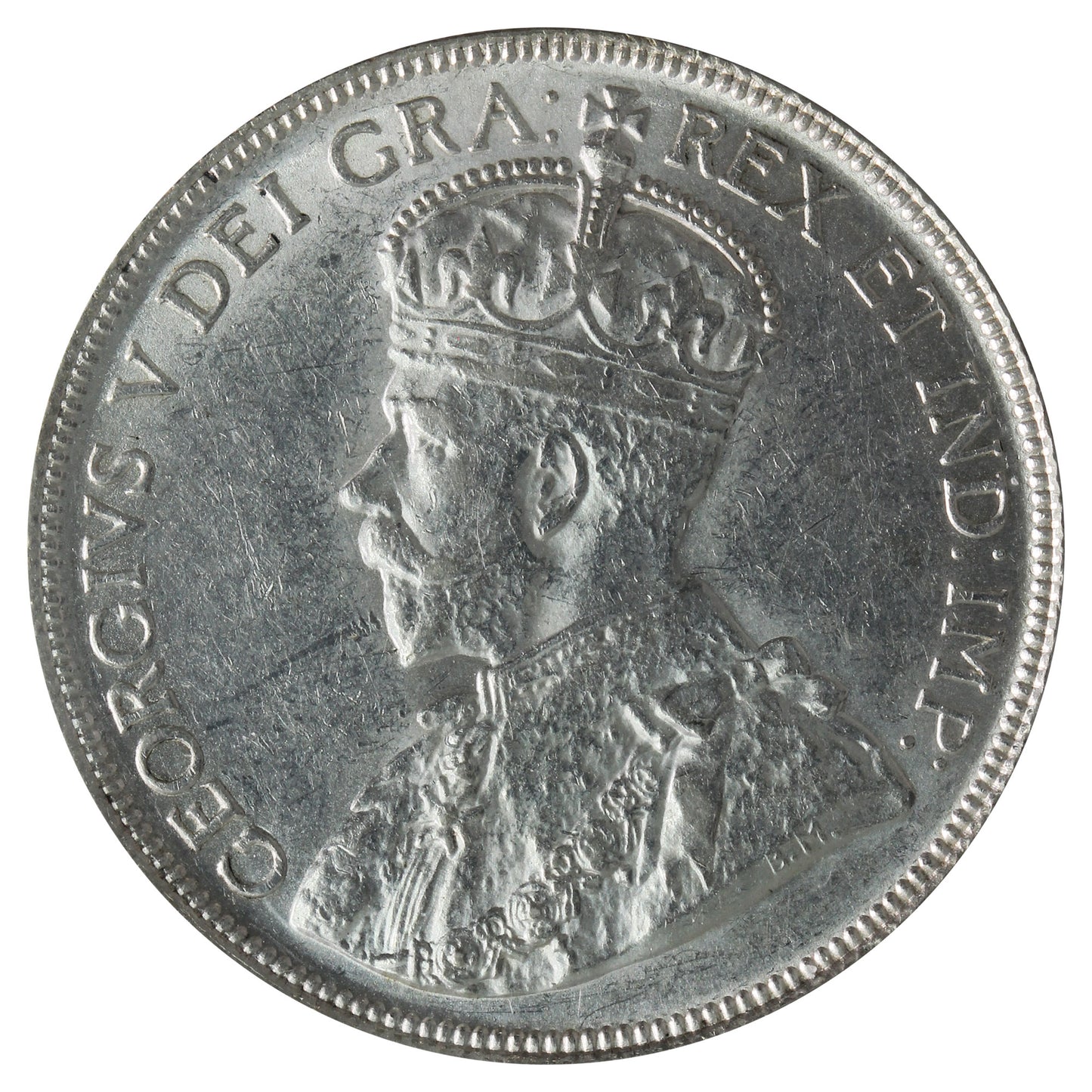 1936 Canada 50-cents ICCS Certified AU50
