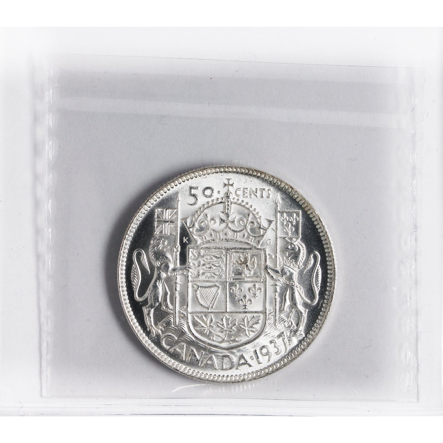 1937 Canada 50-cents ICCS Certified MS64 (XVR 112)