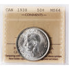1938 Canada 50-cents ICCS Certified MS64 (XXR 558)