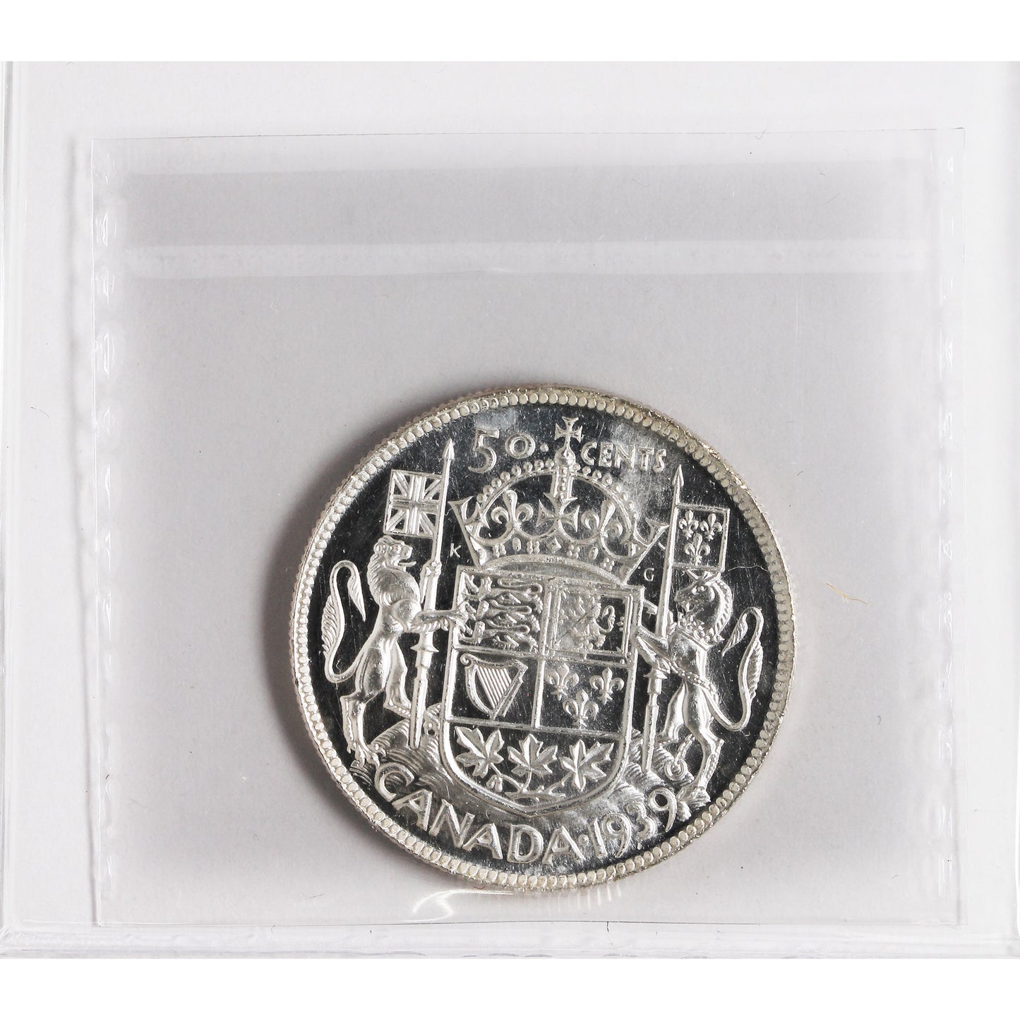 1939 Canada 50-cents ICCS Certified MS64 (XAM 177)