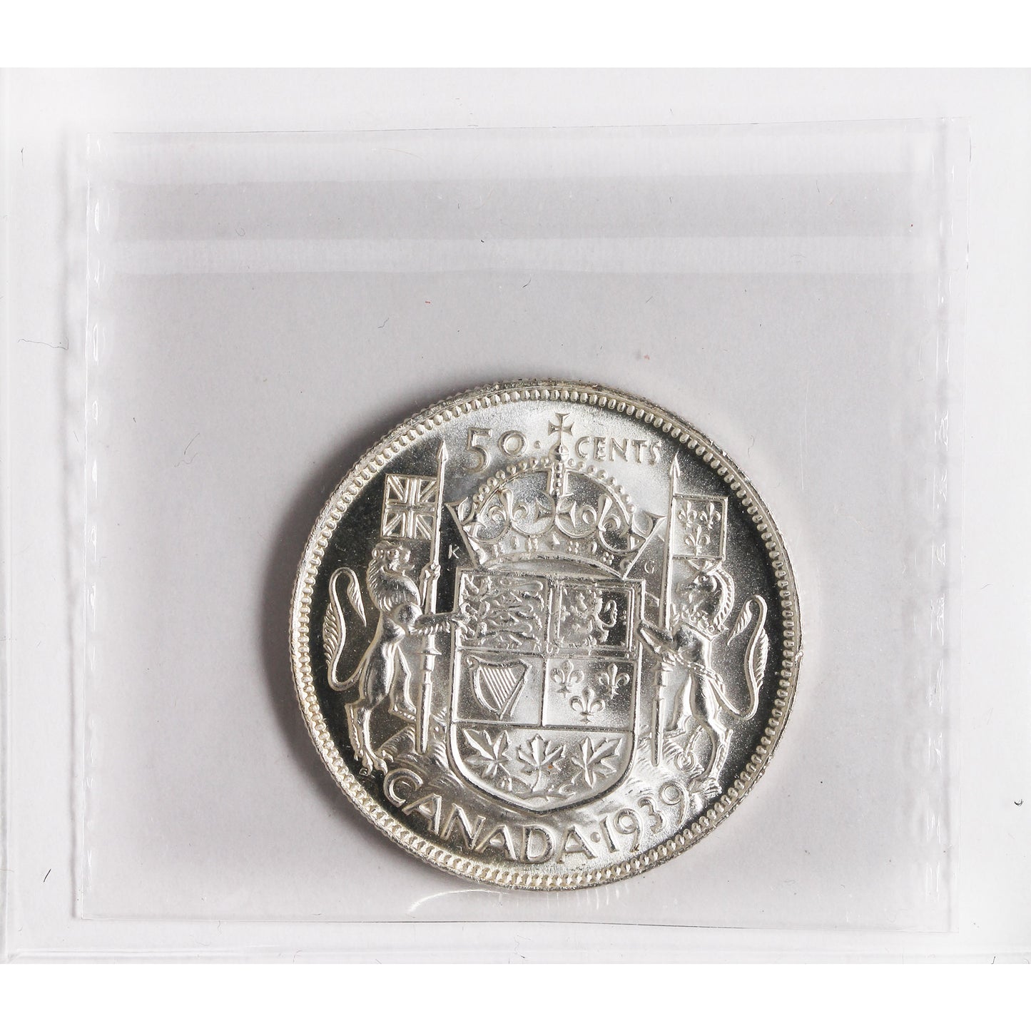 1939 Canada 50-cents ICCS Certified MS63 (XXE 451)
