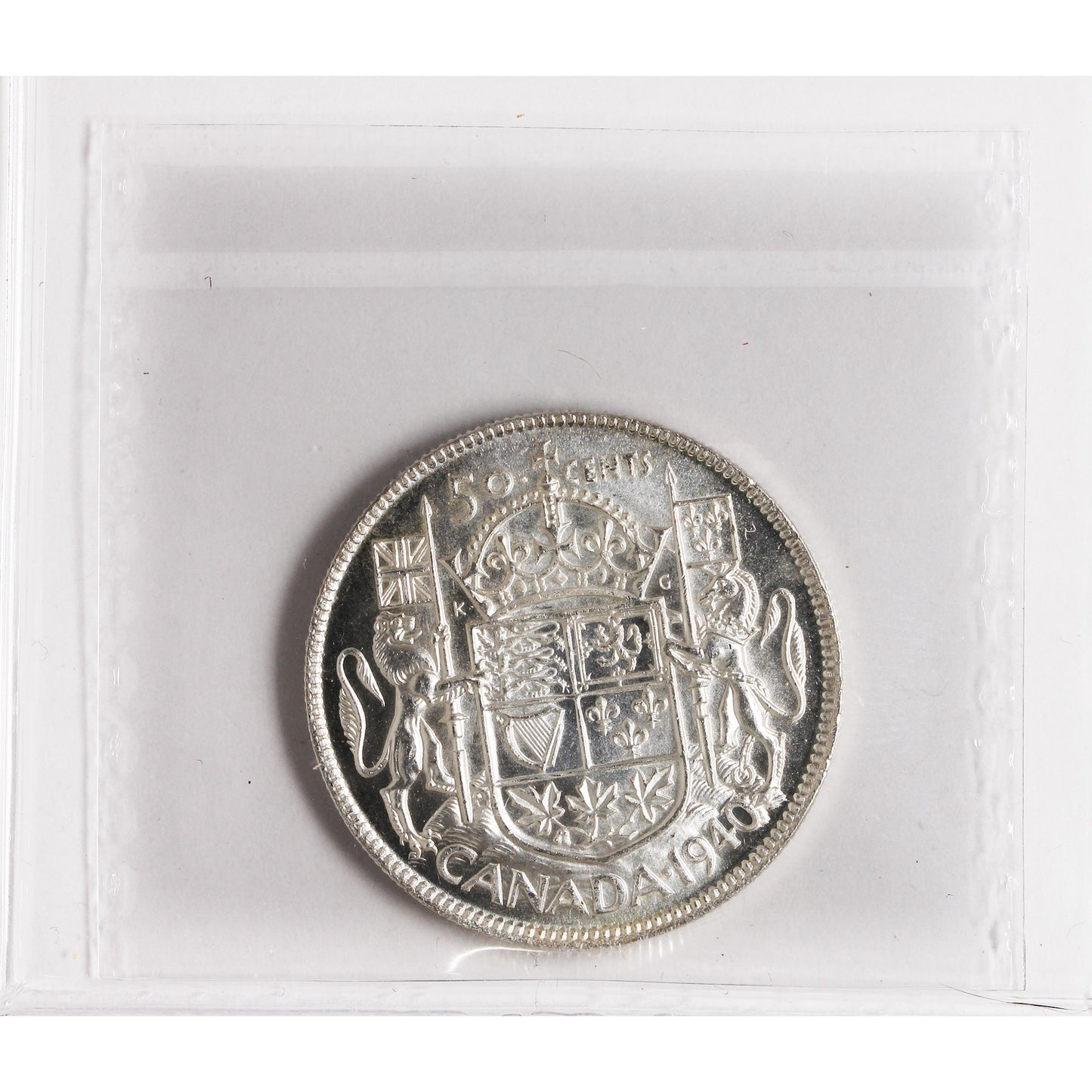 1940 Canada 50-cents ICCS Certified MS-64 (XAM 178)