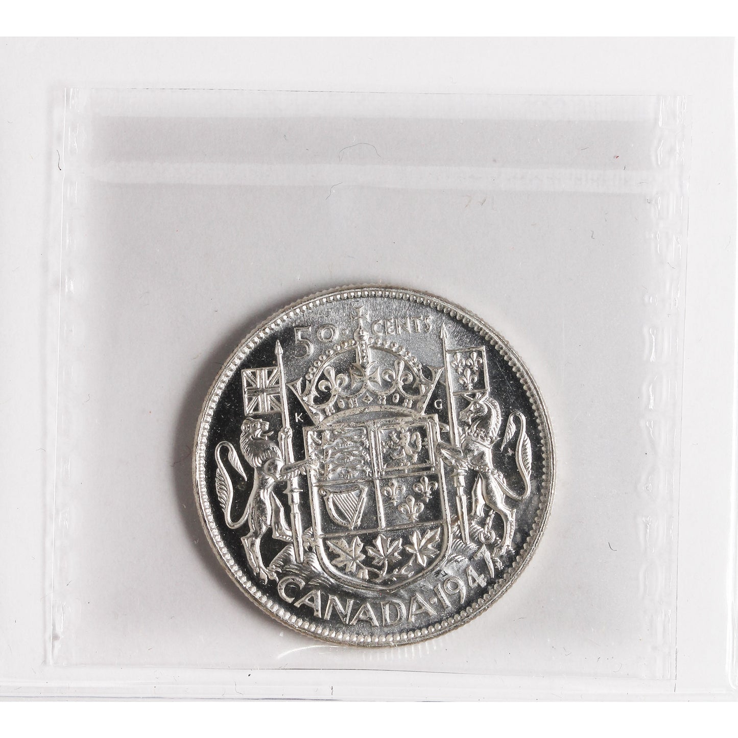 1947 Maple Leaf Canada 50-cents ICCS Certified MS63 (XSI 274)