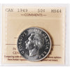 1949 Canada 50-cents ICCS Certified MS-64 (XVR 121)