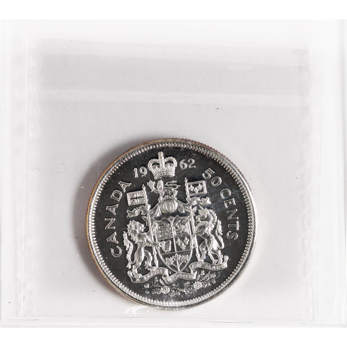 1962 Canada 50-cents ICCS Certified PL66 Heavy Cameo
