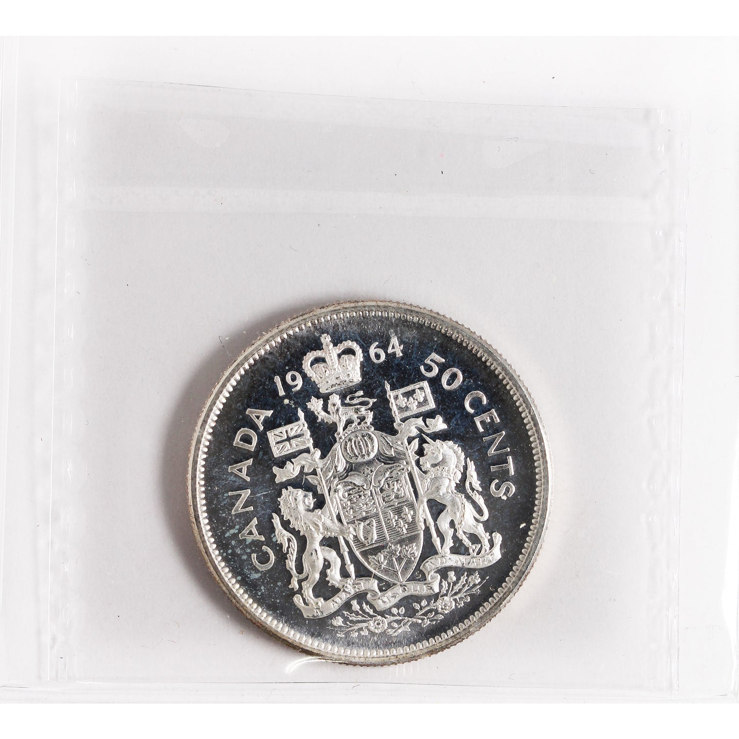 1964 Canada 50-cents ICCS Certified PL66 Ultra Heavy Cameo