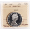 1965 Canada 50-cents ICCS Certified PL66 Ultra Heavy Cameo