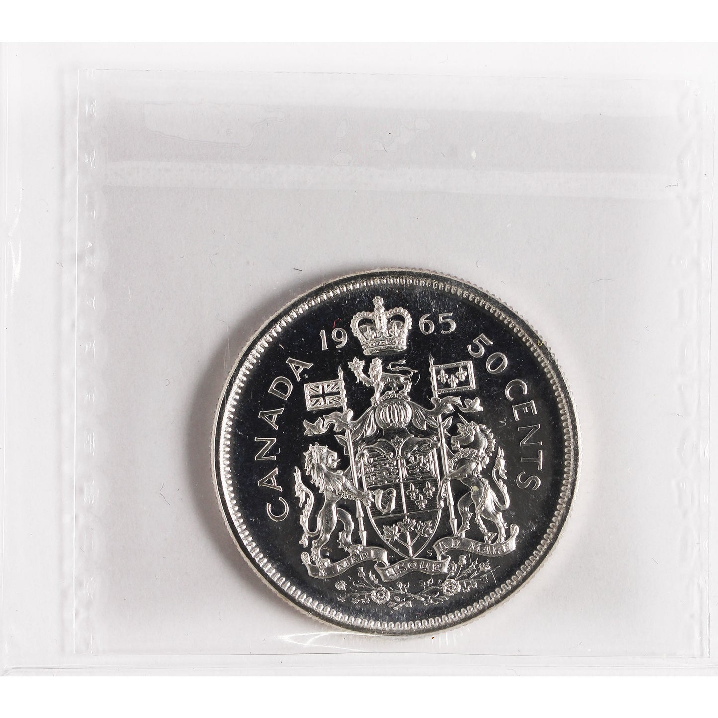 1965 Canada 50-cents ICCS Certified PL66 Ultra Heavy Cameo