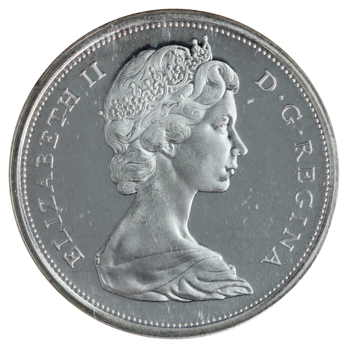 1965 Canada 50-cents ICCS Certified PL66 Ultra Heavy Cameo