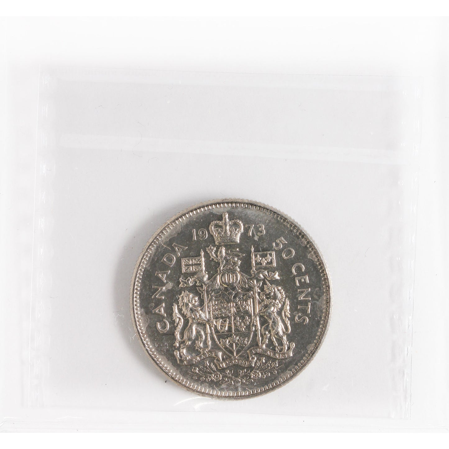 1973 Missing A Canada 50-cents ICCS Certified MS64